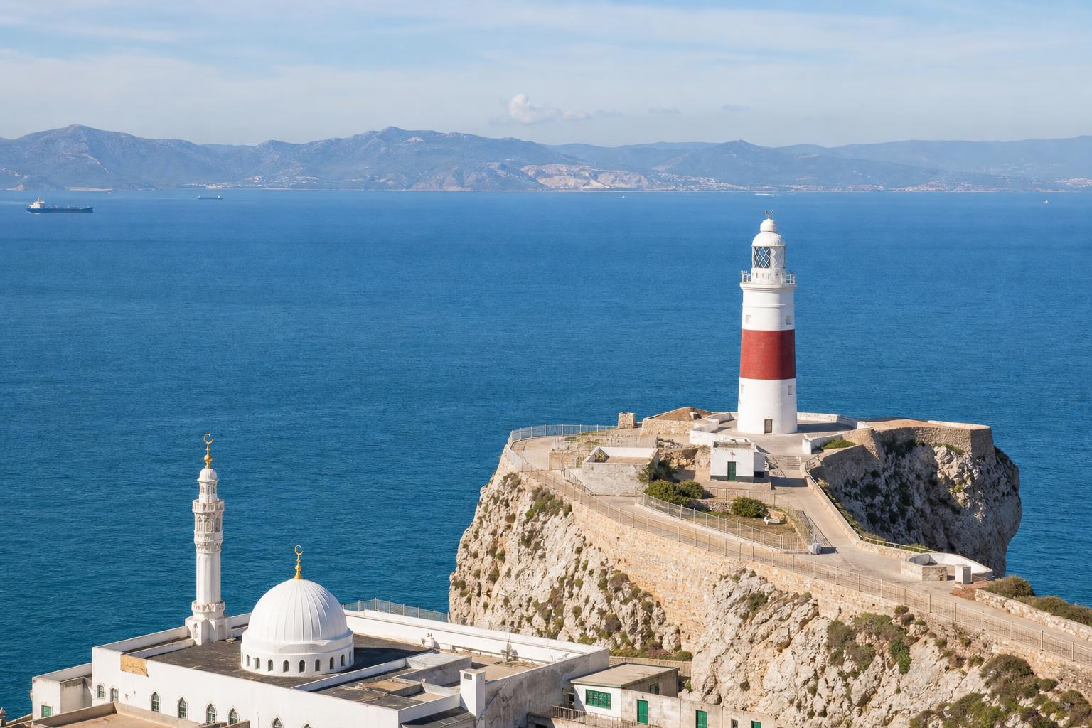 Europa Point — Gibraltar's southern tip, facing Africa.